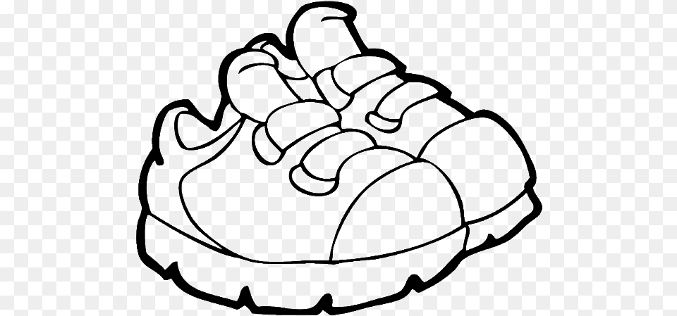 Boy Shoes Coloring Page, Clothing, Footwear, Shoe, Sneaker Free Transparent Png
