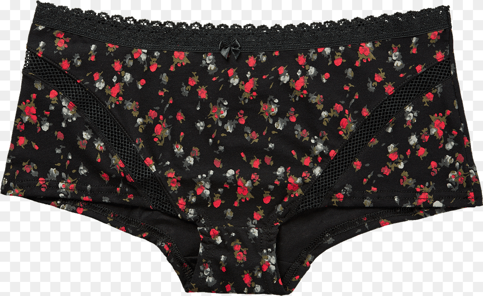 Boy Short Small Flowers Briefs, Clothing, Lingerie, Panties, Underwear Free Png Download