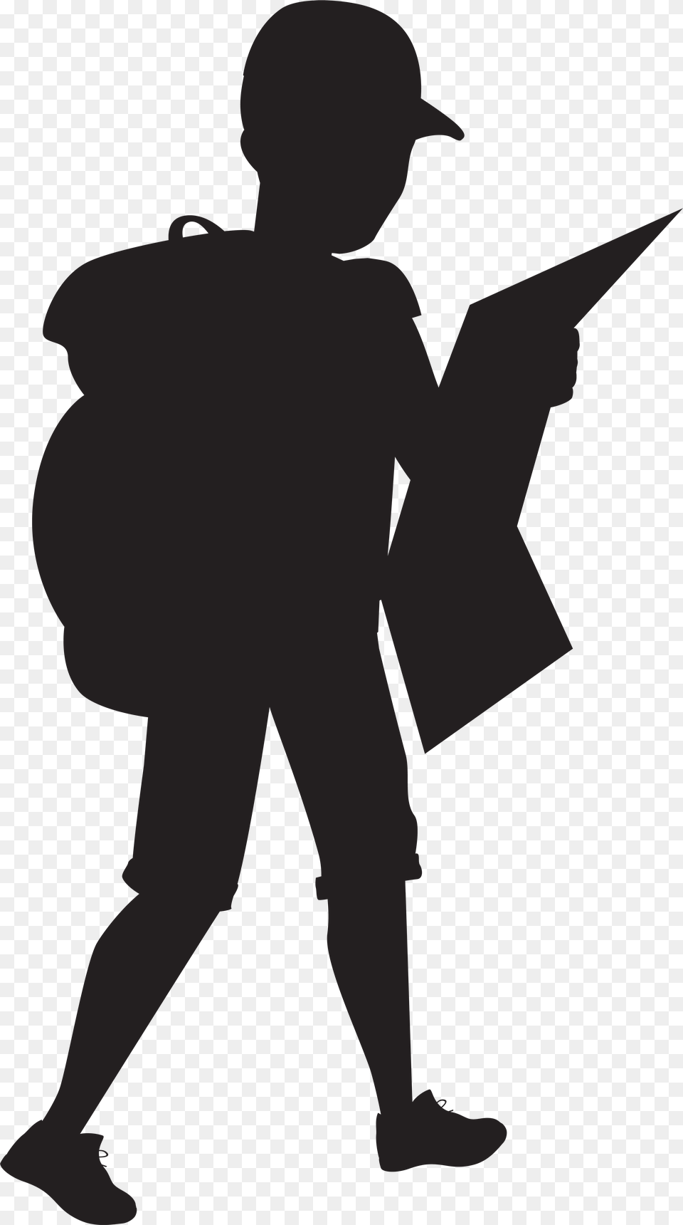 Boy Silhouette, People, Person, Baby Free Png Download