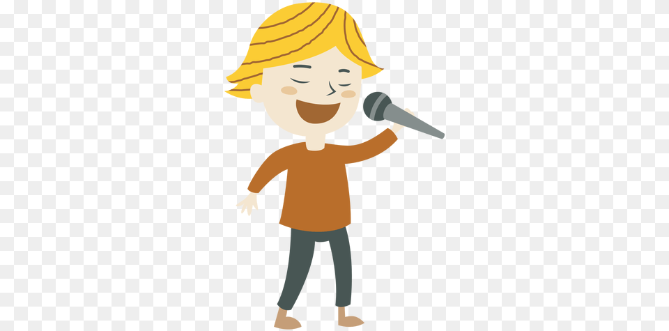 Boy Singing Cartoon Animated Boy Singing, Electrical Device, Microphone, Baby, Person Png Image