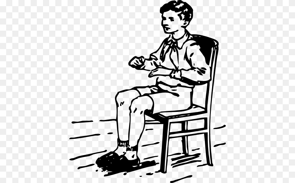 Boy Sitting In Chair Clip Art, Adult, Male, Man, Person Free Transparent Png