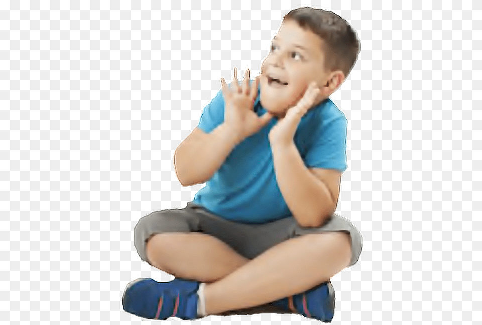 Boy Sittingdown Sitting Seated Freetoedit Sitting, Head, Person, Baby, Face Png Image