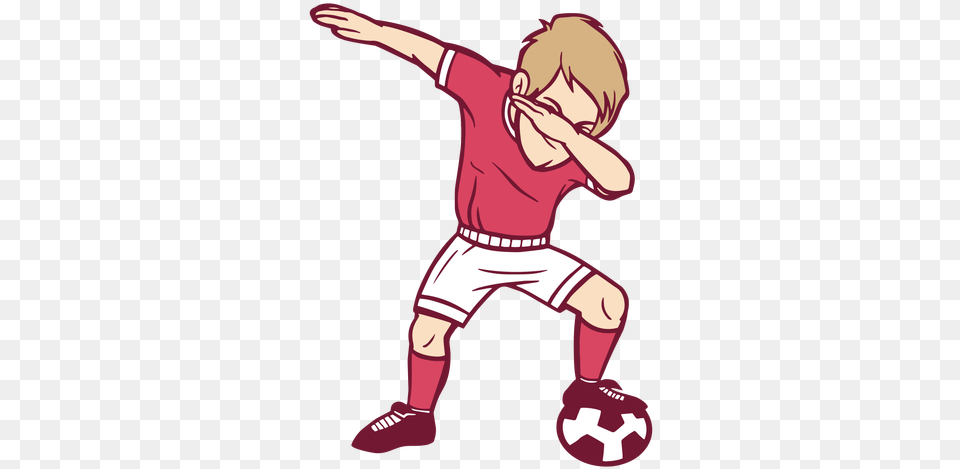 Boy Soccer Player Dab Illustration Soccer Player Dabbing, Baby, Person, People Free Transparent Png