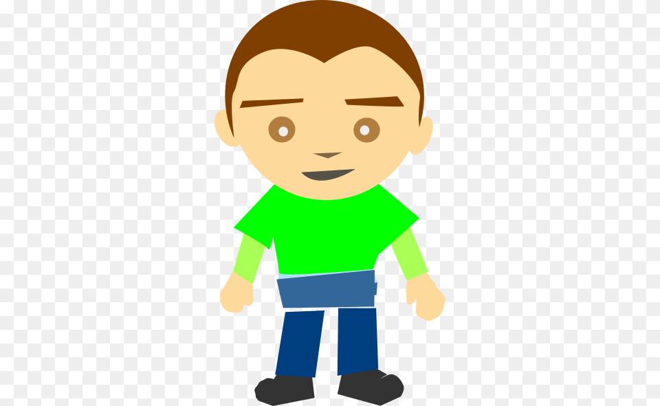 Boy Standing Green Shirt Clip Art, Photography, Baby, Clothing, Pants Png