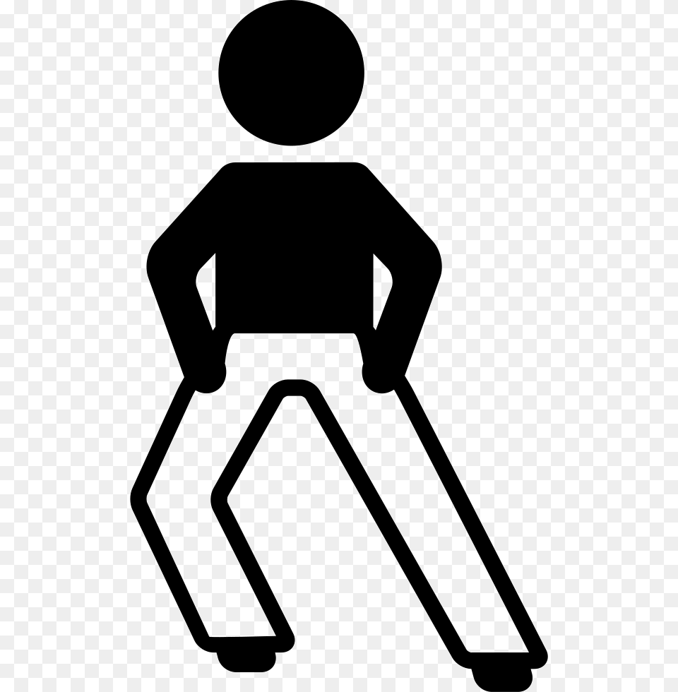 Boy Stretching Legs, Person, Silhouette, Stencil, Walking Free Png Download