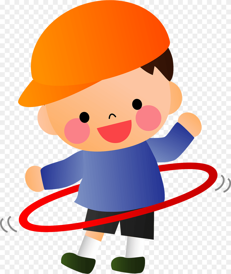 Boy Twirling A Hula Hoop Clipart, Toy, Nature, Outdoors, Snow Png Image