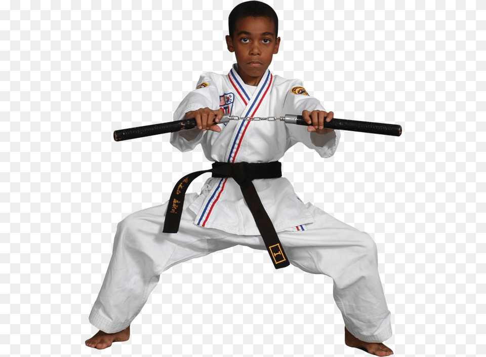 Boy Using Martial Arts Weapon Ata Martial Arts Weapons, Karate, Martial Arts, Person, Sport Free Transparent Png