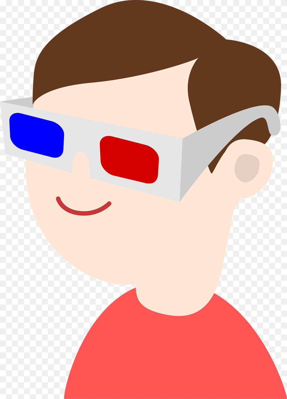 Boy Wearing 3d Glasses Clipart, Accessories, Goggles, Adult, Female Free Transparent Png