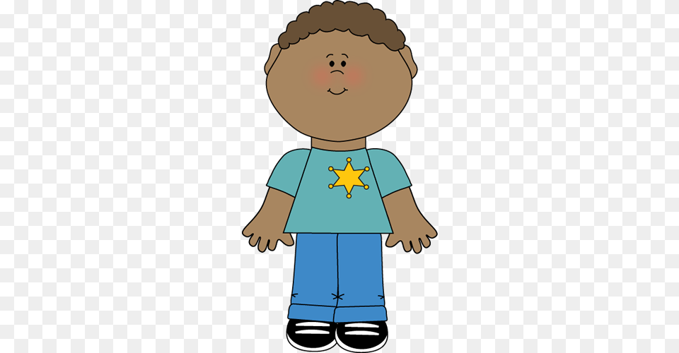 Boy Wearing A Sheriffs Badge Clipart Badges, Baby, Person, Clothing, T-shirt Free Transparent Png