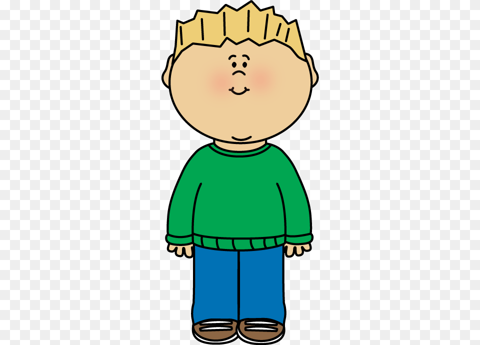 Boy Wearing A Sweater Clip Art, Baby, Clothing, Person, T-shirt Free Png Download