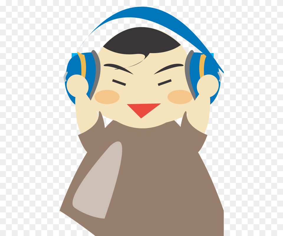 Boy With, Electronics, Baby, Person, Headphones Png Image