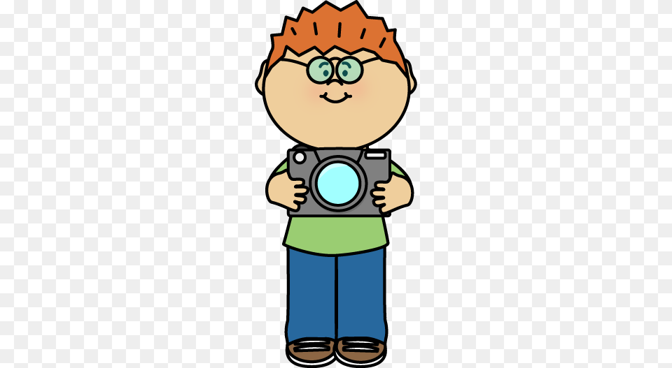 Boy With A Camera Clip Art, Person, Photographer, Photography, Baby Png