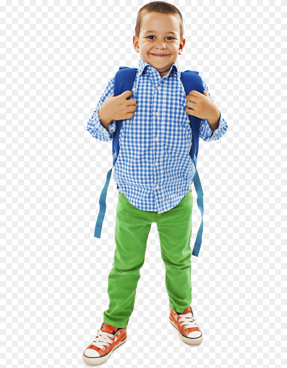 Boy With Backpack Boy With Backpack, Pants, Clothing, Shoe, Shirt Free Png