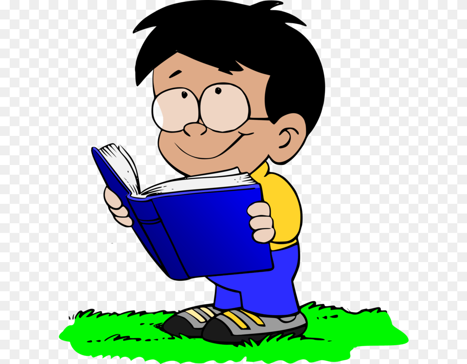 Boy With Book Child Coloring Book Computer Icons, Person, Reading, Baby, Cartoon Free Transparent Png