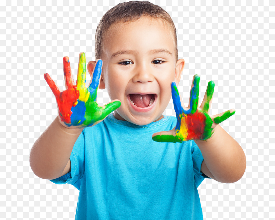 Boy With Paint On Hands, Portrait, Photography, Person, Head Free Transparent Png