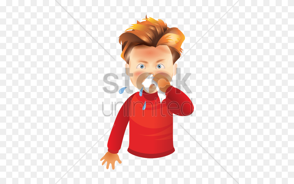 Boy With Runny Nose Vector Image, Photography, Baby, Person, Face Free Png Download