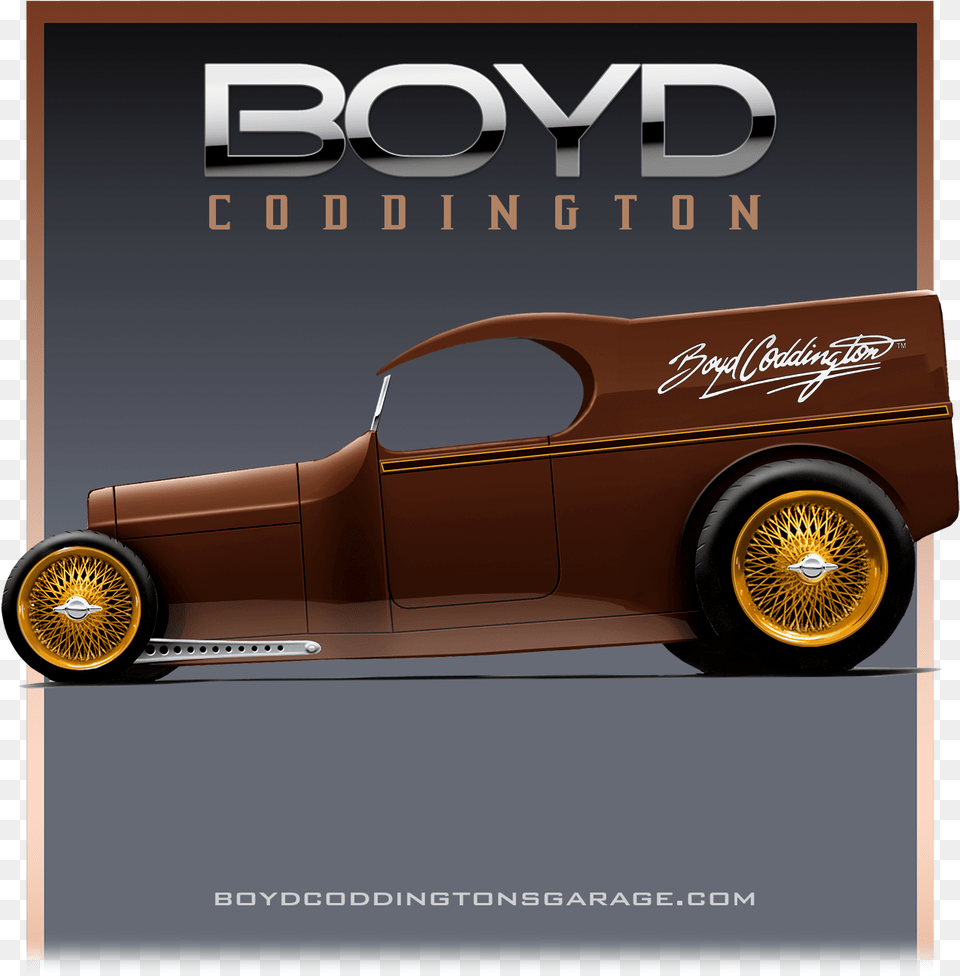 Boyd Coddington, Advertisement, Vehicle, Transportation, Tire Free Png