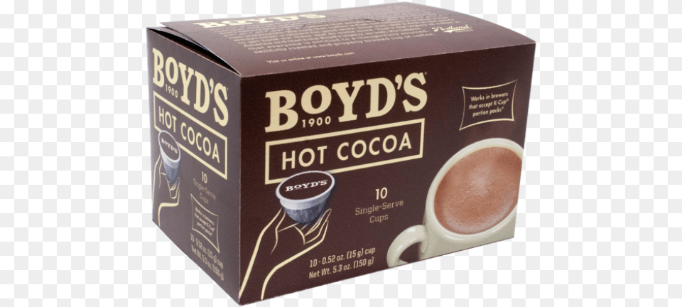 Boyds Hot Cocoa, Beverage, Chocolate, Cup, Dessert Png Image