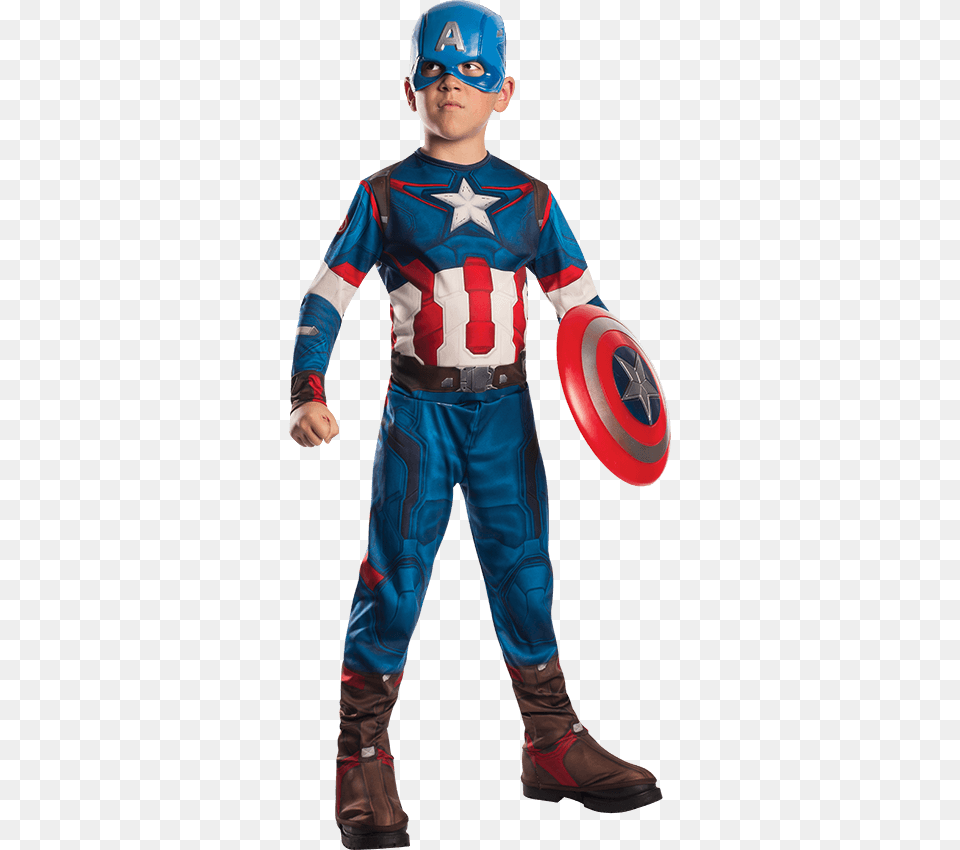 Boys Age Of Ultron Captain America Costume, Clothing, Person, Boy, Child Free Png Download