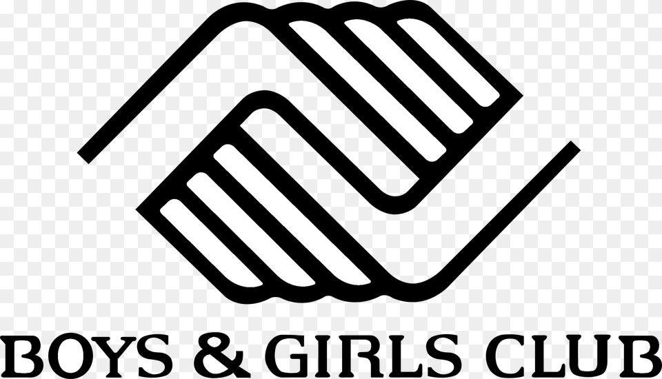 Boys Amp Girls Club Logo Black And Ahite Boys And Girls Club Of Greater San Diego, Cutlery, Fork, Lighting, Road Png Image