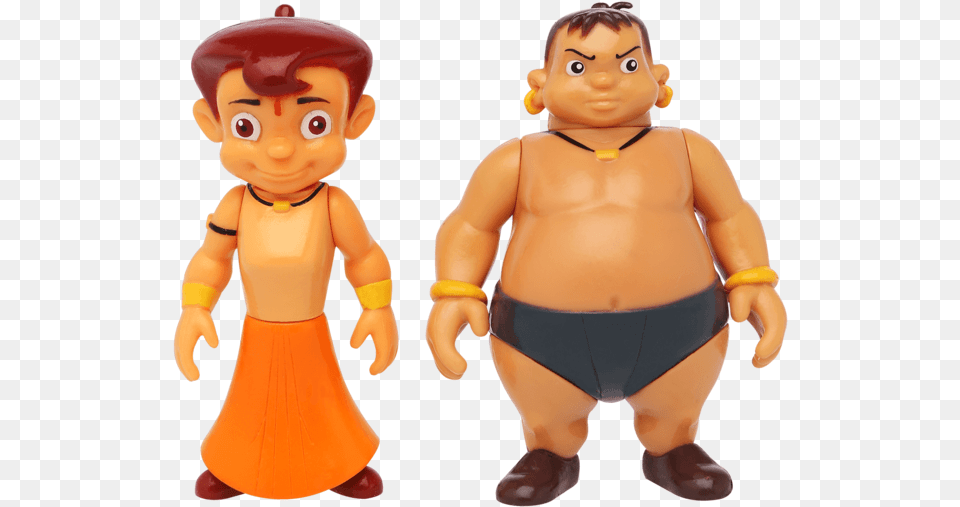 Boys Chhota Bheem And Kalia Action Figure Chhota Bheem And Kalia, Doll, Toy, Baby, Person Png