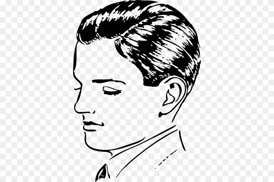 Boys Face Drawing At Getdrawings Boy Side Face Drawing, Art, Adult, Female, Person Free Png Download