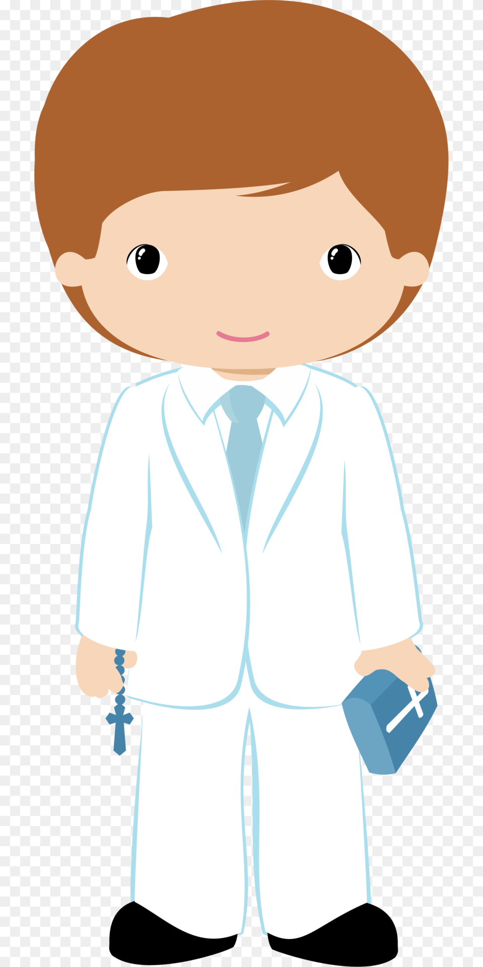 Boys First Communion Christening Baptism Cookies First Holy Communion Boy Clipart, Clothing, Coat, Lab Coat, Formal Wear Free Png Download