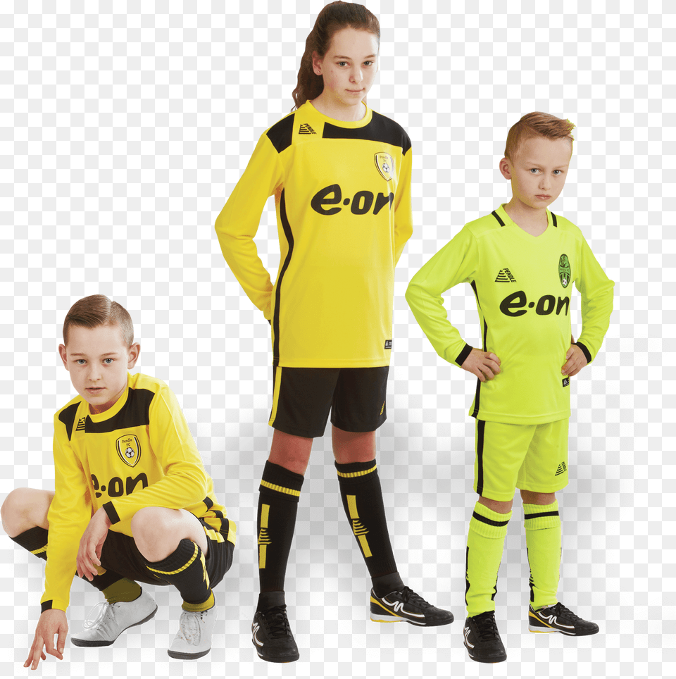 Boys In Football Kit, People, Sleeve, Clothing, Shirt Free Png Download