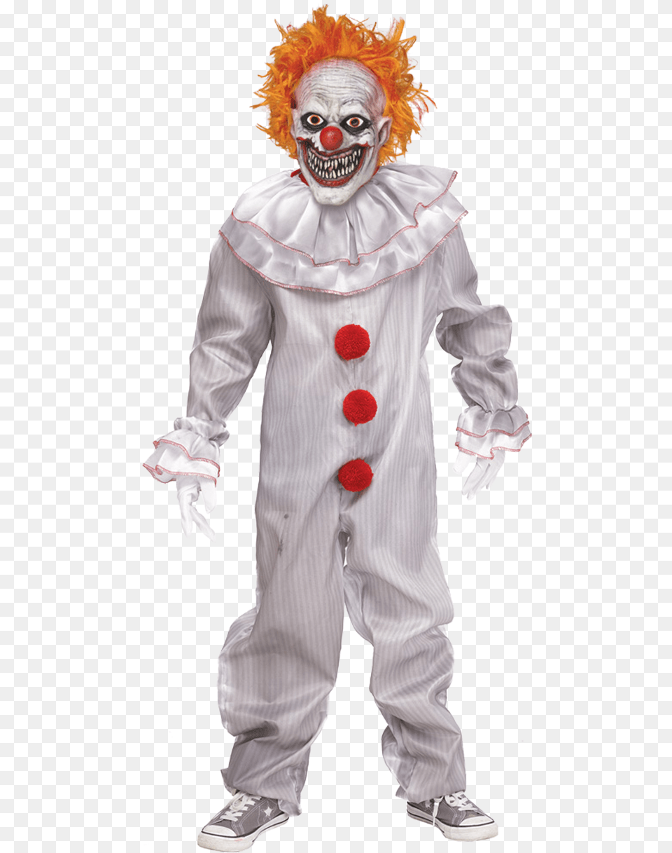 Boys It Pennywise Costume Pennywise Costume Kids, Clothing, Person, Baby, Performer Free Png