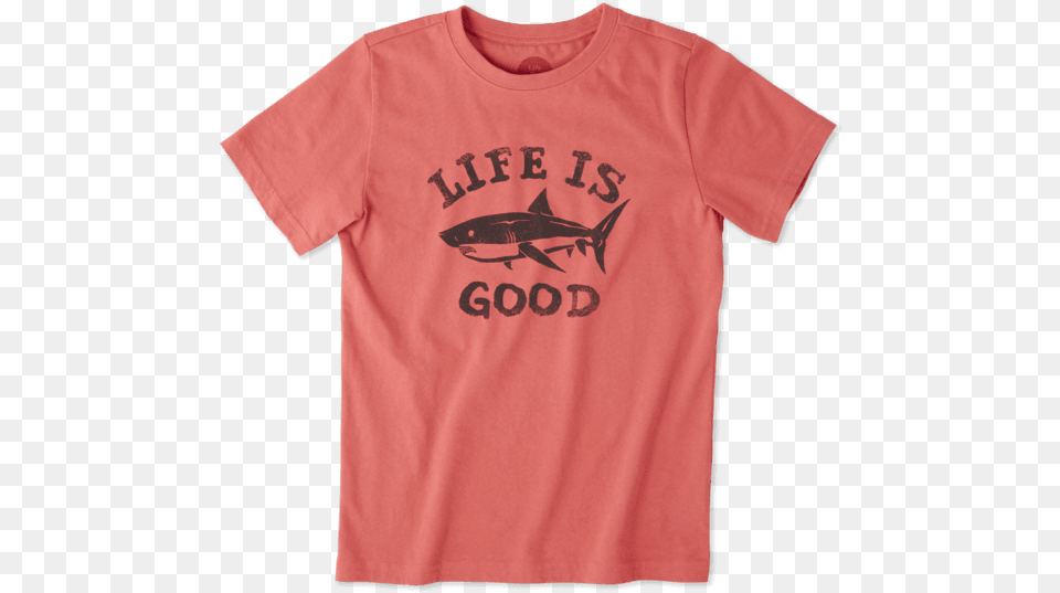 Boys Lig Shark Crusher Tee Active Shirt, Clothing, T-shirt Free Png Download