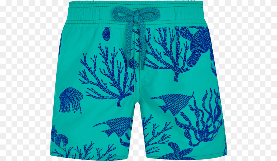 Boys Others Printed Board Short, Clothing, Swimming Trunks, Beachwear, Plant Free Png
