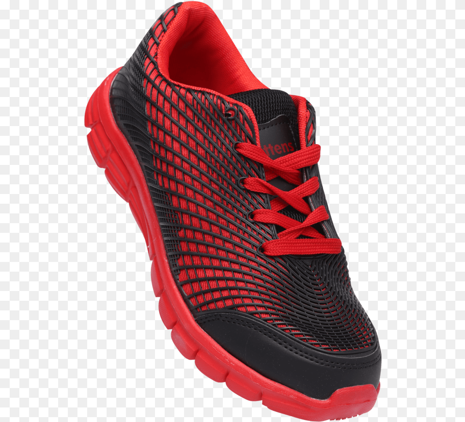 Boys Red Lace Up Sport Shoe Running Shoe, Clothing, Footwear, Running Shoe, Sneaker Free Png