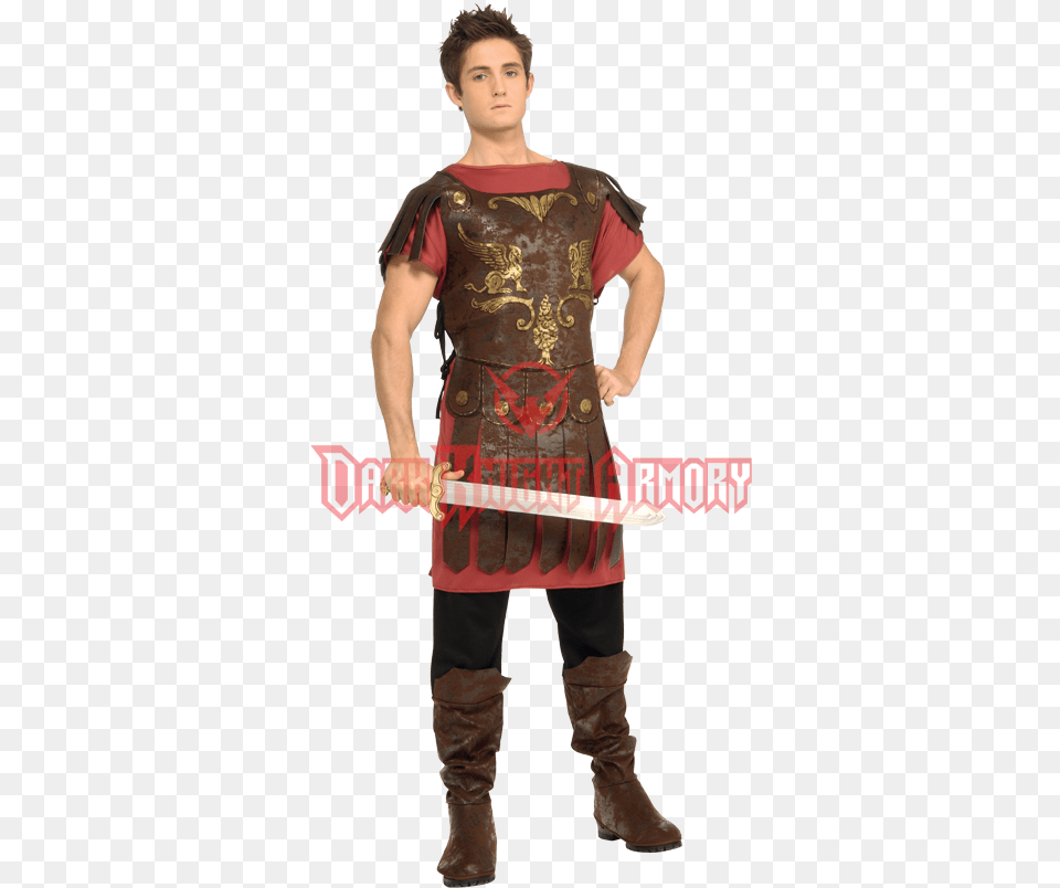 Boys Roman Gladiator Costume Man Gladiator, Boy, Male, Person, Sword Free Transparent Png