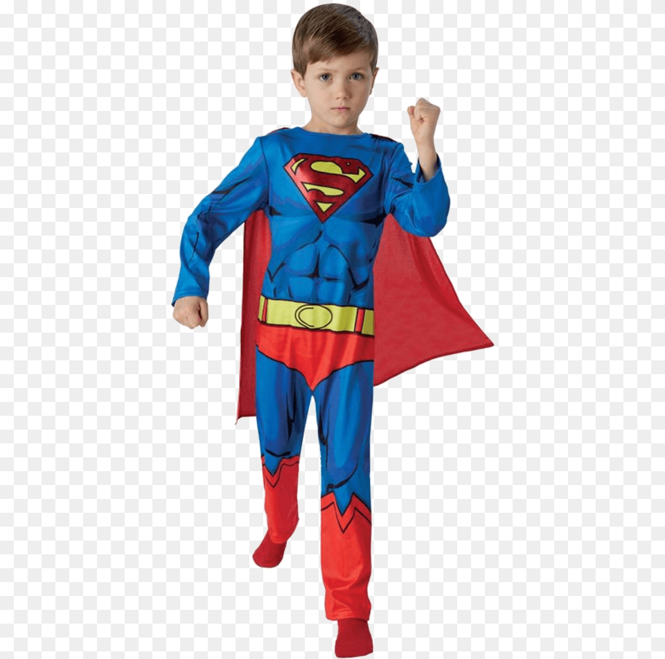 Boys Superman Costume, Cape, Clothing, Person, Boy Png