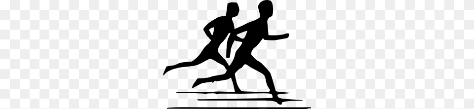 Boys Track, Silhouette, Adult, Male, Man Png Image