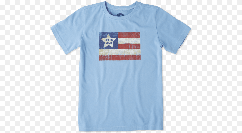 Boys Vintage American Flag Crusher Tee Flag Of The United States, Clothing, T-shirt, Shirt Png