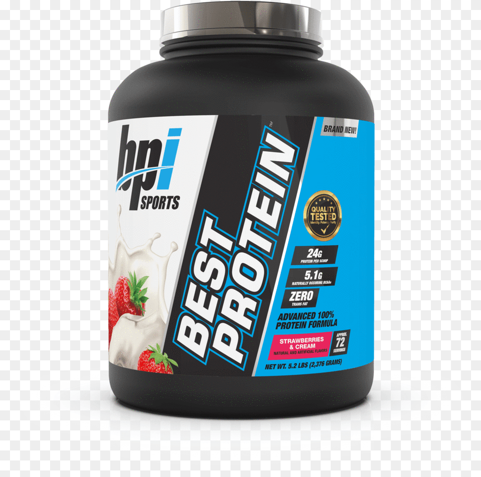 Bpi Best Protein, Bottle, Shaker, Berry, Food Free Transparent Png