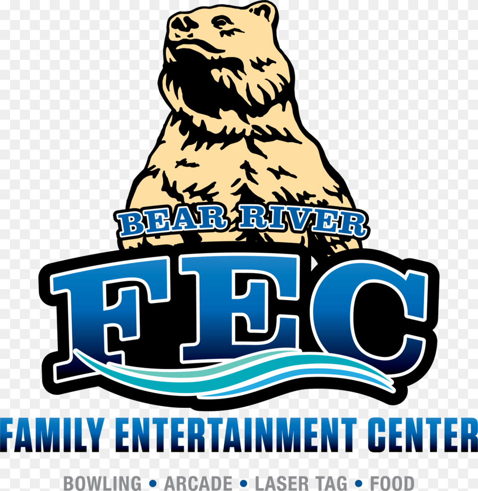 Br Famentcenter Logo Cmyk Bear River Family Entertainment Center, Animal, Lion, Mammal, Wildlife Free Png Download