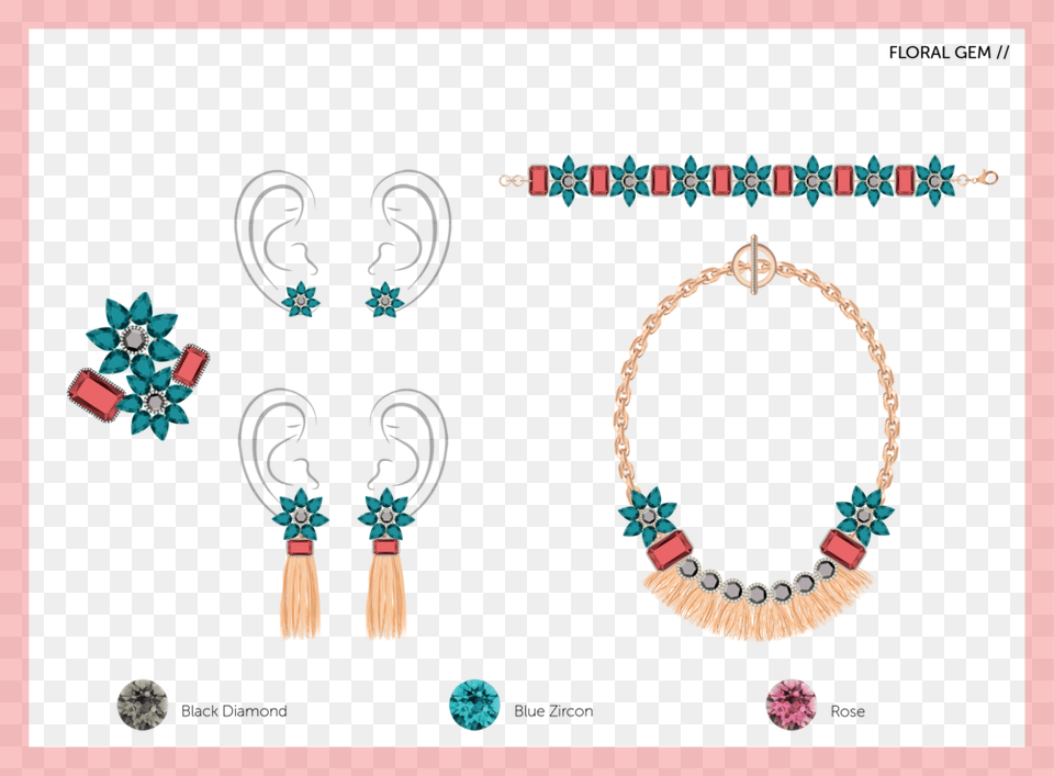 Br Smmr18 3 Portable Network Graphics, Accessories, Earring, Jewelry, Necklace Free Png Download