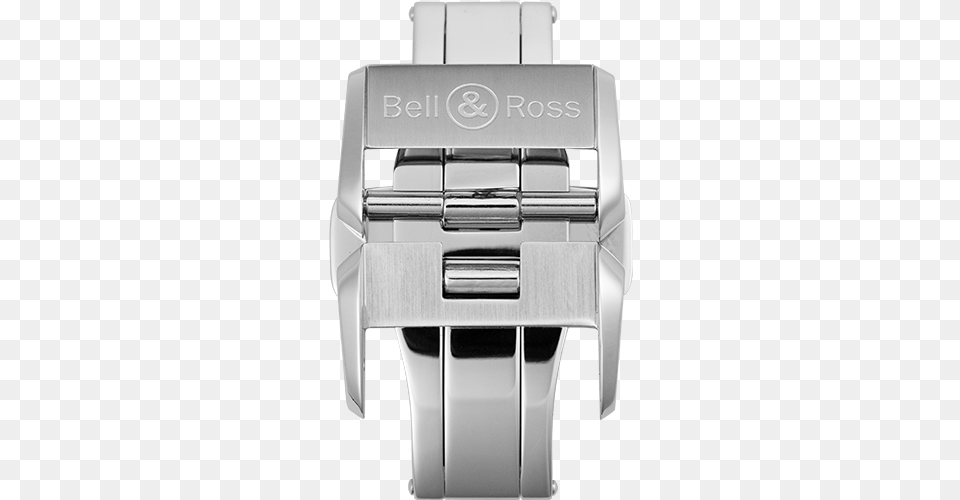 Br V2 Polished And Satin Finished Steel Folding Buckle Watch Phone, Arm, Body Part, Person, Wristwatch Free Transparent Png