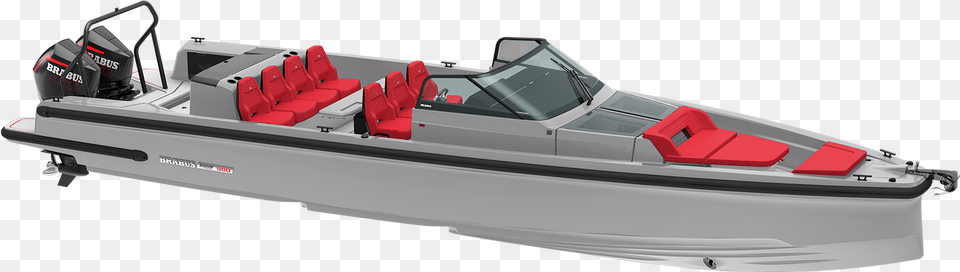 Brabus 900 Platinumgrey Red Spyder Wetbar Rigid Hulled Inflatable Boat, Transportation, Vehicle, Yacht Free Transparent Png