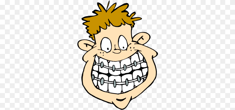 Braces Clipart Clipart Library Library Brace Clipart, Baby, Person, Food, Face Png Image