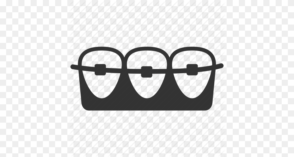 Braces Dental Mouth Stomatology Teeth Icon, Accessories, Glasses, Gate Png Image