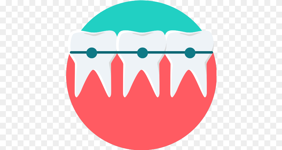 Braces Teeth Icon Repo Free Icons Circle, Body Part, Mouth, Person, Disk Png