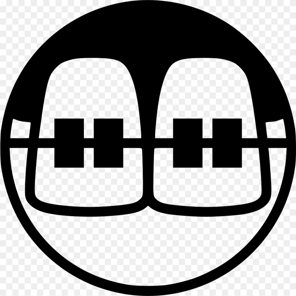 Braces Upper Incisors Braces Icon, Logo, Clothing, Hardhat, Helmet Png Image