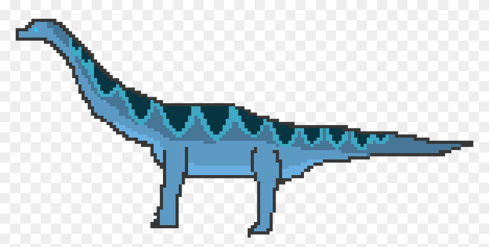 Brachiosaurus Pixel Art Maker, Animal, Dinosaur, Reptile, T-rex Png Image