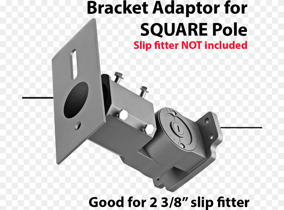 Bracket Adapter For Square Pole To Slip Fitter Machine Free Png