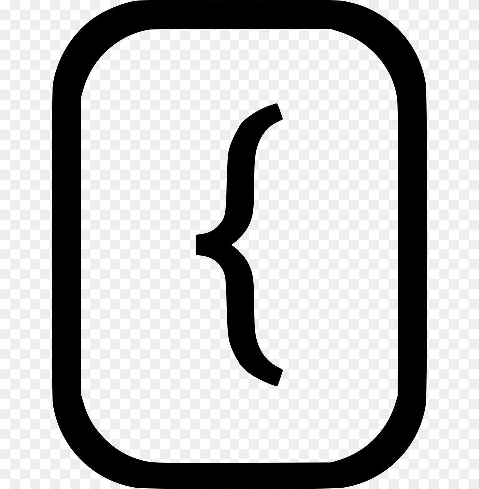 Bracket Left Keypad Icon Download, Symbol, Number, Text, Smoke Pipe Png