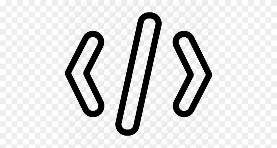 Brackets Code Code Brackets Coding Development Html Icon, Cutlery, Fork, Text, Coil Free Transparent Png