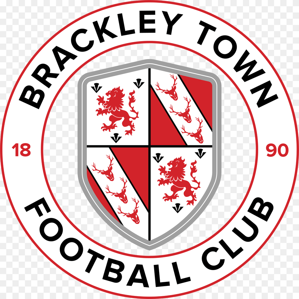 Brackley Town Football Club Badge, Armor, Logo, Disk Free Png Download